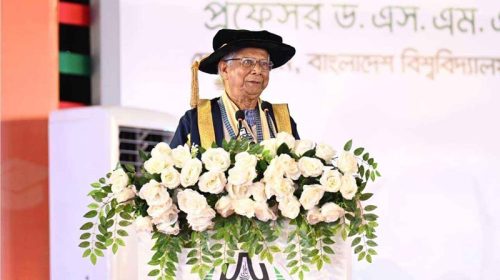 অন্তর্বর্তী সরকারের প্রধান উপদেষ্টা ড. মুহাম্মদ ইউনূস